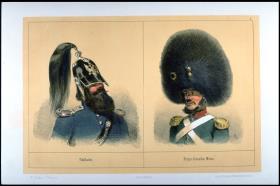 Pikelhaube und Bürger-Grenadier Mütze