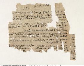 Demotischer Papyrus mit einer Zivilprozessordnung