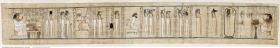 Hieroglyphischer Papyrus mit der Sonnenlitanei des Nes-Amun-neset-taui