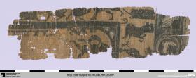 Papyrus mit einer Wirkmustervorlage
