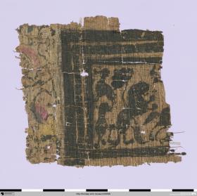 Papyrus mit einer Wirkmustervorlage