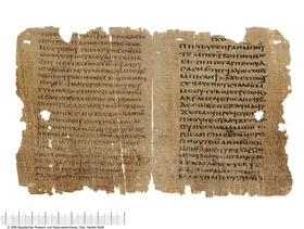 Koptischer Papyrus mit einer gnostischen Sammelhandschrift (Evangelium nach Maria; Apokryphon nach Johannes; Sophia Jesu Christi; Acta Pauli)