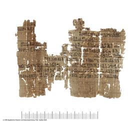 Hieratischer Papyrus mit einer Osiris-Liturgie