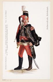 Stollwerk'sche Schokolade. Trompeter des Husaren-Regiments No. 5