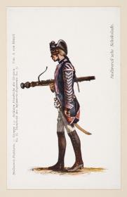 Stollwerk'sche Schokolade. Hautboist des Infanterie-Regiments No.7