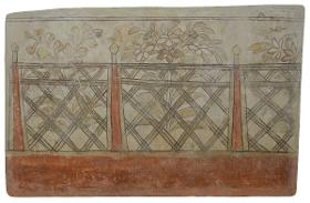 Blumen hinter Gittern