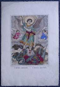 St. Michel - Archange. Sn. Miguel - Arcangel.