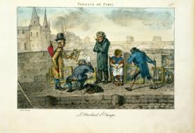Tableaux de Paris. Le Marchand d´Estampes.