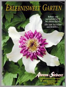 Erlebniswelt Garten. Balkon- und Gartenfrühling '93 bei Ahrens + Sieberz