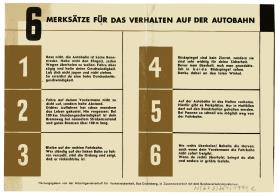 Die Zeiten ändern sich - die Sicherheit bleibt oberstes Gebot! 6 Merksätze für das Verhalten auf der Autobahn.