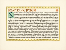 Beatissime Pater!