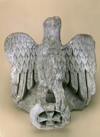 Adler mit Lorbeerkranz