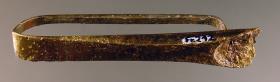 Strigilis mit griechischem Fabrikstempel "SOTEIRA"