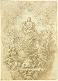 Madonna in Engelsgloriole (Immacolata / Unbefleckte Empfängnis)
