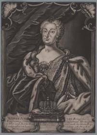 Porträt der Maria Amalia, Kaiserin Heiliges Römisches Reich