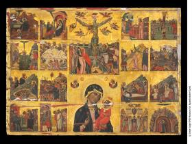 Dossale Veneziano - Zyklus mit 18 Szenen aus dem Leben Christi