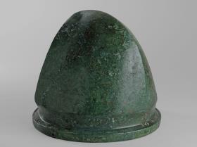 Negauer Helm (Typ Vetulonia) mit drei eingeritzen Zeichen