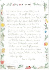 Liebes Christkind!