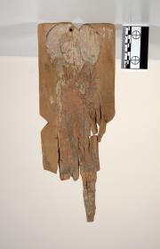 Votivtafel mit stehendem Buddha