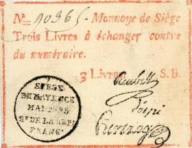 Mainz: 3 Livres 1793