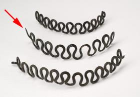 Wellenartiges Armband-Fragment