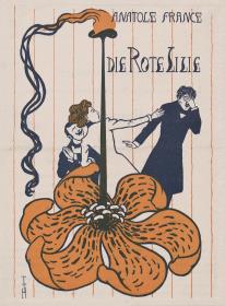 Buchumschlag Anatole France, Die rote Lilie