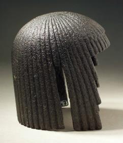 Perücke einer ägyptischen Statuette