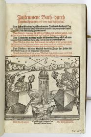 Petrum Apianum: Instrument-Buch (astrologisch). Frontispiz. Ingolstadt 1533