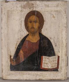 Ikone mit Christus aus einer Deesis