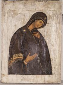 Ikone mit Gottesmutter aus einer Deesis