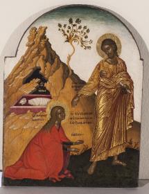 Ikone mit einer "Noli me tangere"-Darstellung