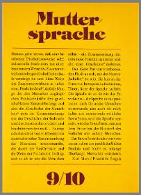 Muttersprache 9/10