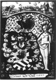 Wappenscheibe des Niclaus de Gall, Bürgermeister von Konstanz
