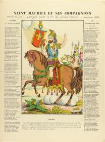 Saint Maurice et ses compagnons. Martyrs pour la foi de Jésus-Christ.