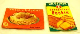 Mondamin-Backpulver. Backpulver Backin.