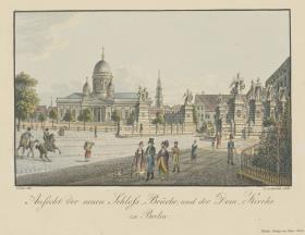 Blick über die neue Schlossbrücke auf die Domkirche