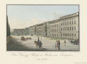 Blick vom Lustgarten zum Königlichen Schloss mit den Portalen IV und V