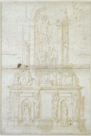 Kopie des Entwurfs für das Grabmal Julius II. von Michelangelo