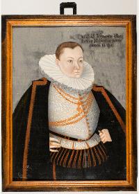 Porträt des Johann Georg I. Kurfürst von Sachsen im Alter von 14 Jahren