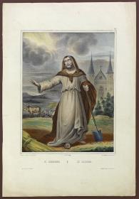 St. Isidore. Sn. Isidro. [Der Heilige Isidor]