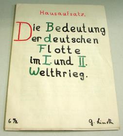 Die Bedeutung der deutschen Flotte im I. und II. Weltkrieg