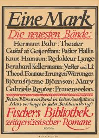 Eine Mark. Die neuesten Bände