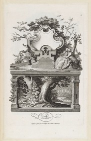 Verl.-Nr. XIX. Die vier Elemente. Dessiné et gravé par J: E: Nilson, qui ce vende à Augsbourg.