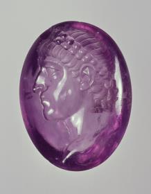 Gemme: Kaiser Konstantin der Große ("Konstantin-Amethyst)