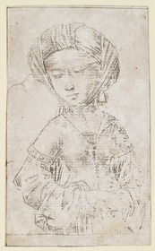 Halbfigur einer Heiligen (hl. Magdalena?)
