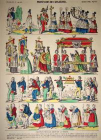 Procession des rogations.