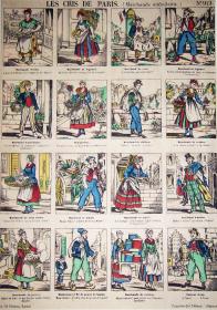 Les cris de Paris (Marchands ambulants).