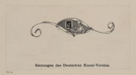Satzungen des deutschen KUnst-Vereins
